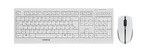 Cherry Wireless Tastatur und Maus B.UNLIMITED 3.0 in weiß-grau