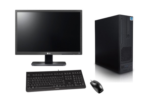 PC Atos eTC-3101 mit 512 GB SSD - LG Monitor (Business-Workplace)